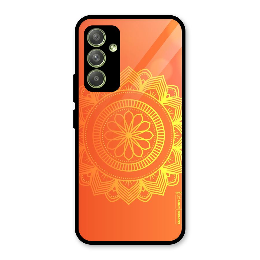 Diwali Rangoli Glass Back Case for Galaxy A54