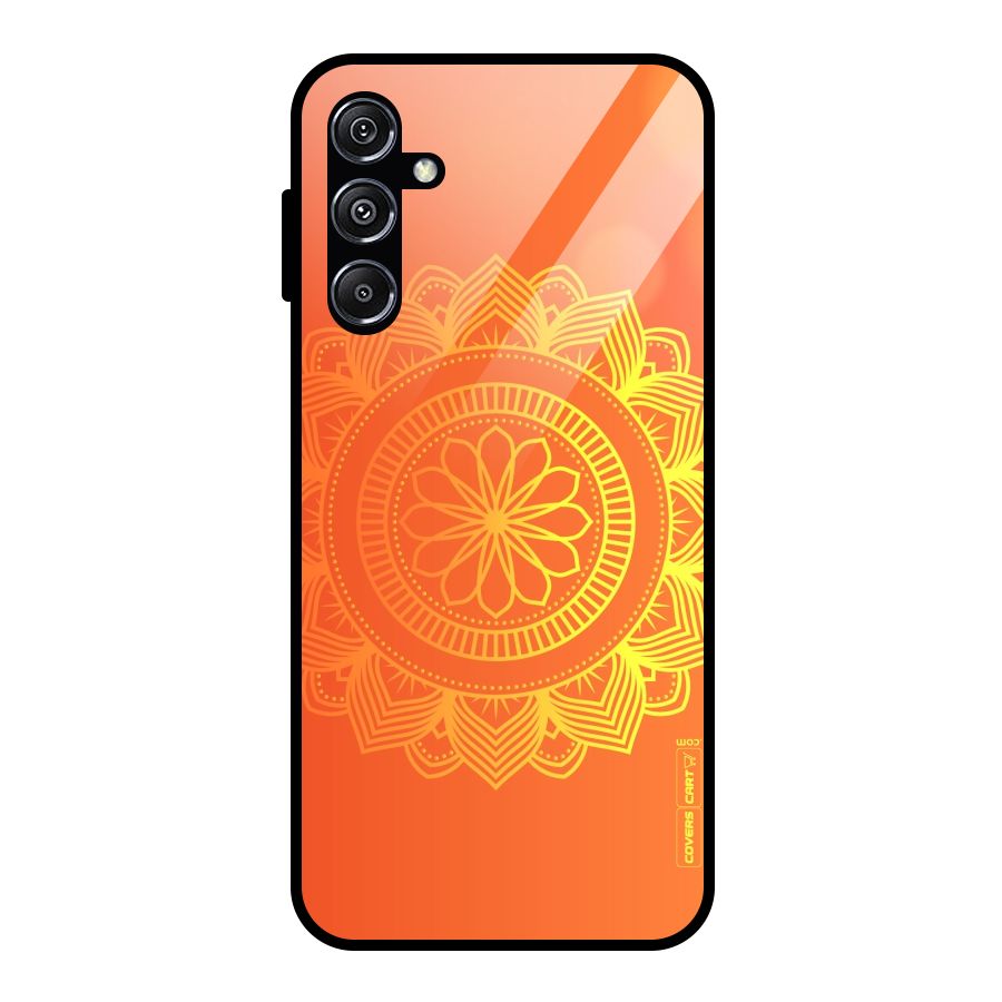 Diwali Rangoli Glass Back Case for Galaxy M34 5G