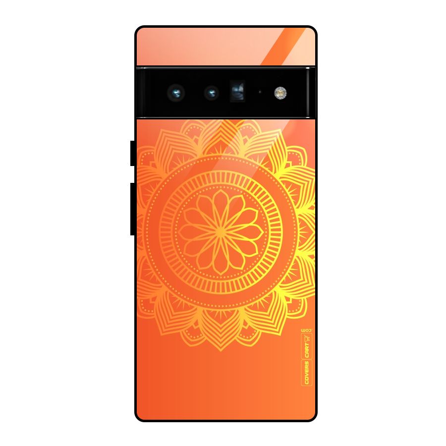 Diwali Rangoli Glass Back Case for Google Pixel 6 Pro