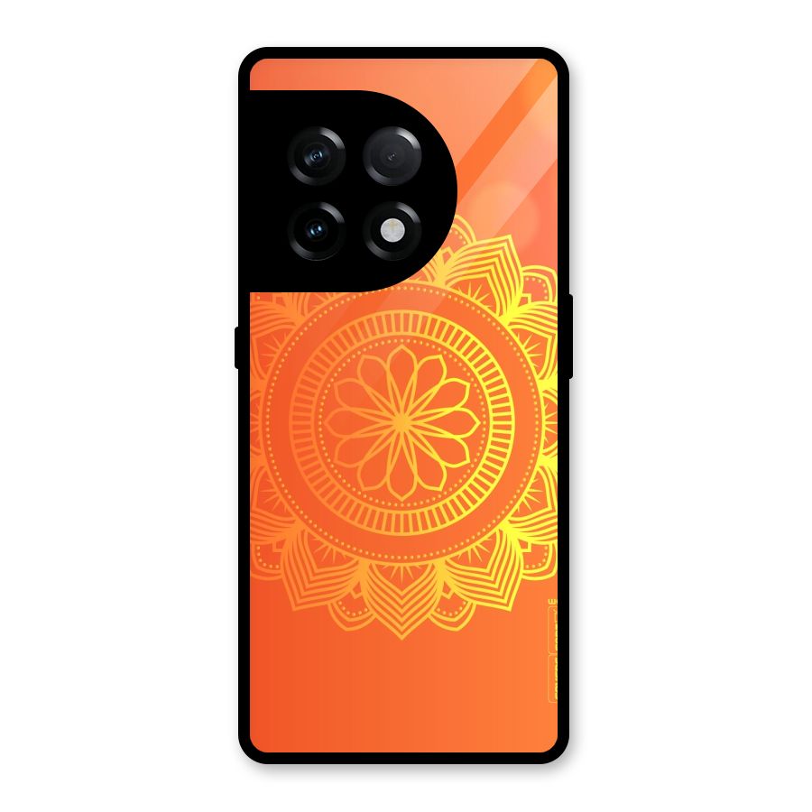 Diwali Rangoli Glass Back Case for OnePlus 11R