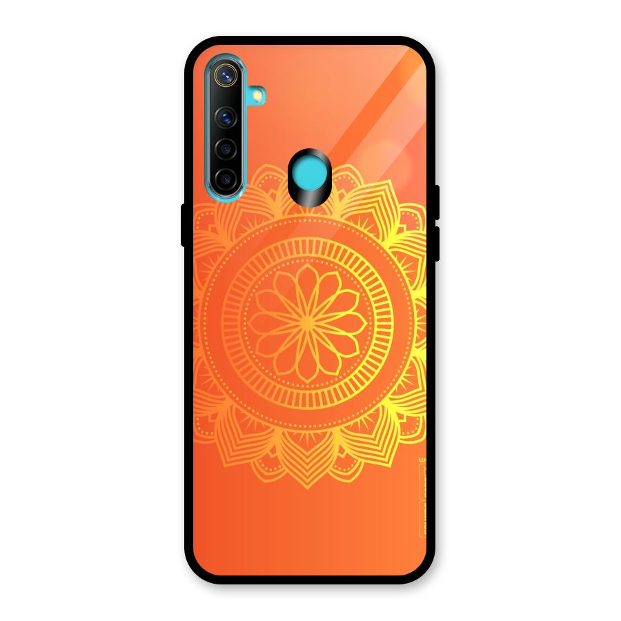 Diwali Rangoli Glass Back Case for Realme Narzo 10