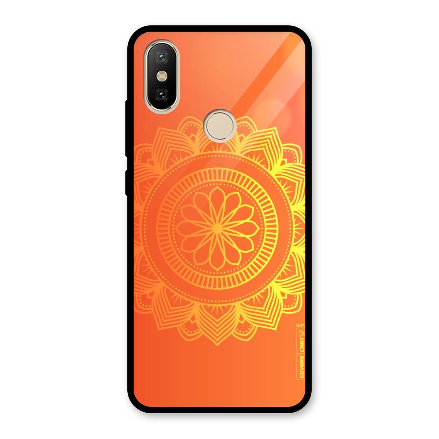 Diwali Rangoli Glass Back Case for Redmi A2
