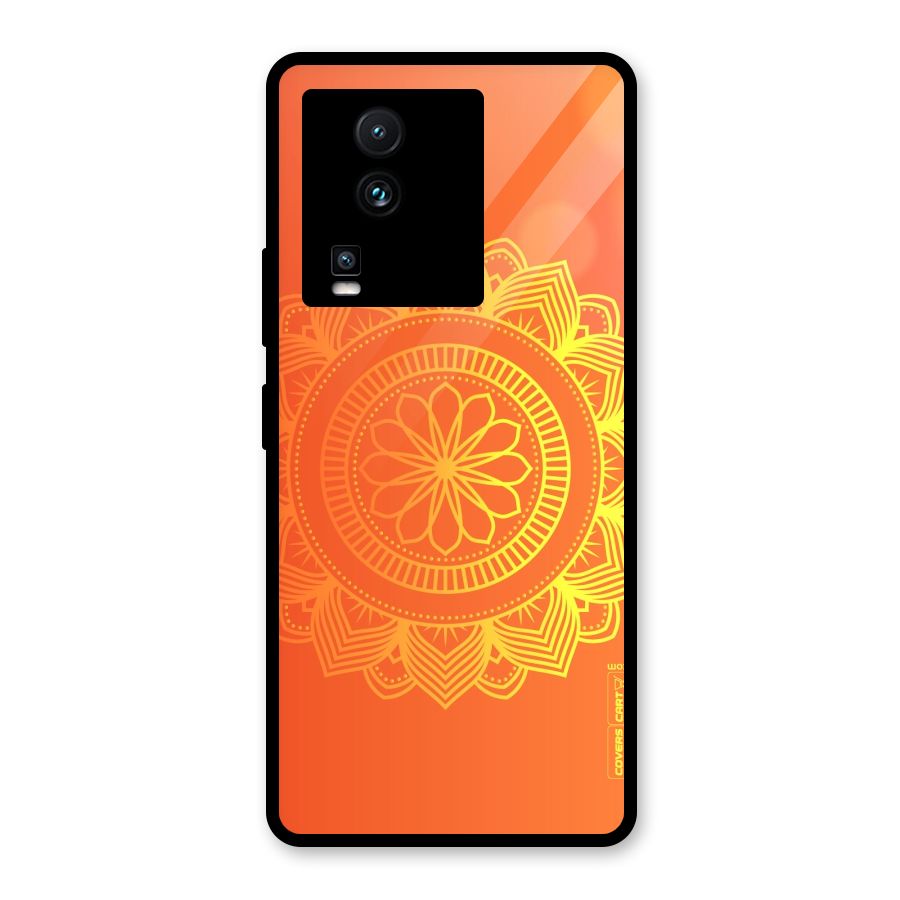 Diwali Rangoli Glass Back Case for Vivo iQOO Neo 7