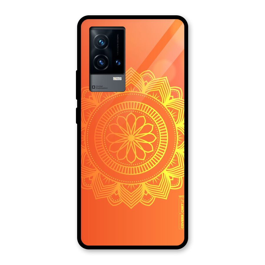 Diwali Rangoli Glass Back Case for iQOO 9 5G
