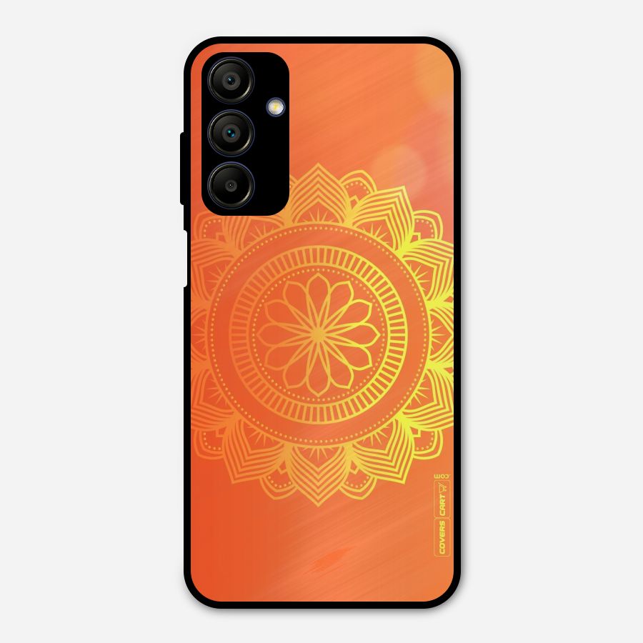 Diwali Rangoli Metal Back Case for Galaxy A15 5G
