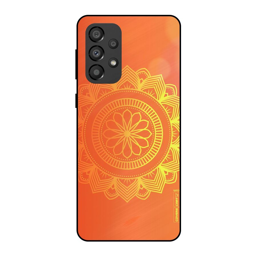 Diwali Rangoli Metal Back Case for Galaxy A33 5G