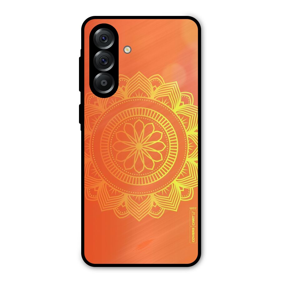 Diwali Rangoli Metal Back Case for Galaxy A56