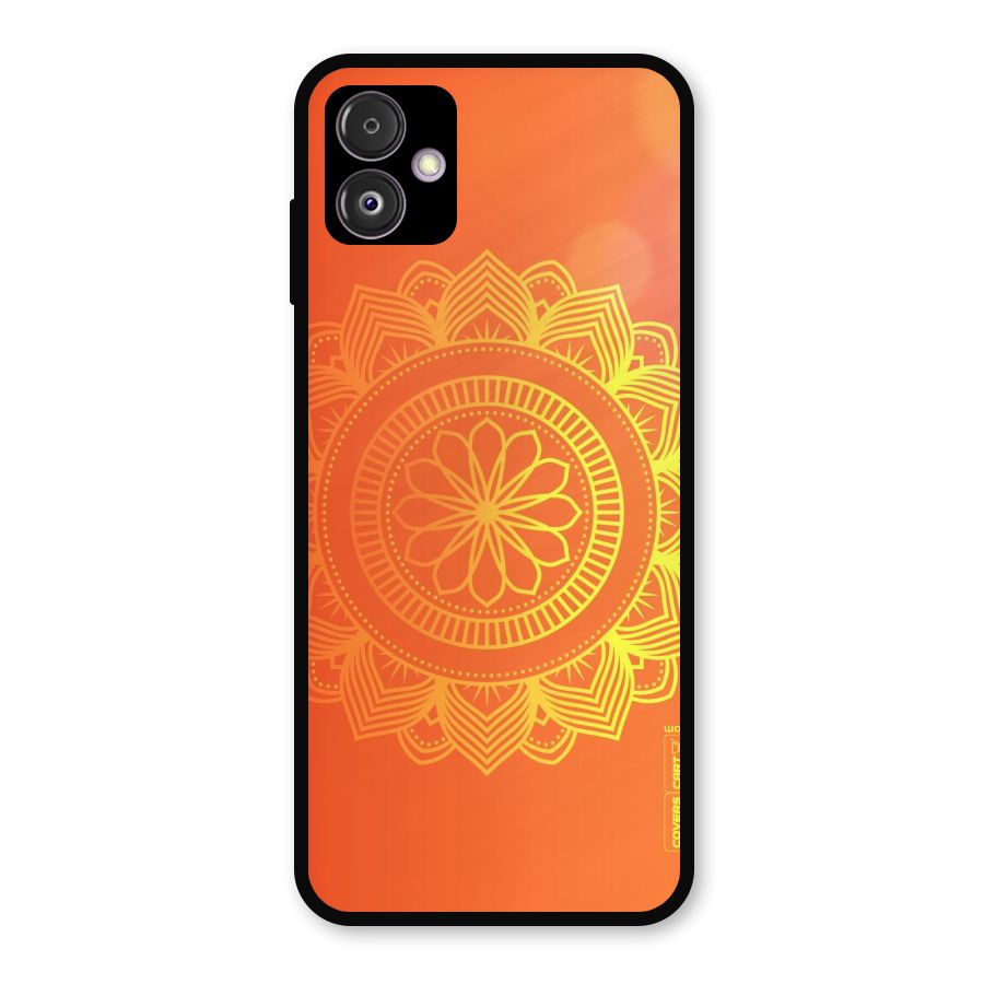 Diwali Rangoli Metal Back Case for Galaxy F14