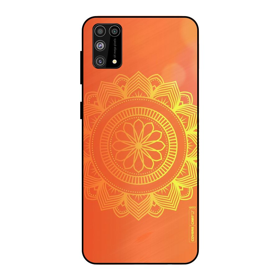 Diwali Rangoli Metal Back Case for Galaxy F41