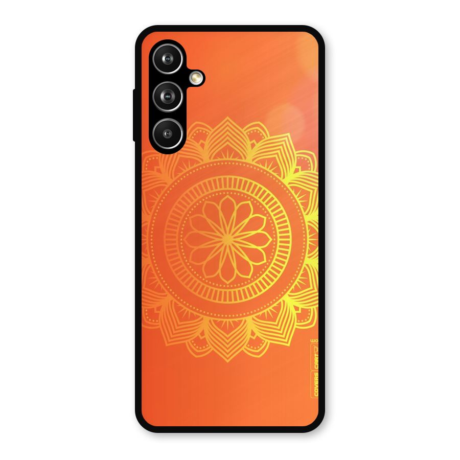 Diwali Rangoli Metal Back Case for Galaxy F54