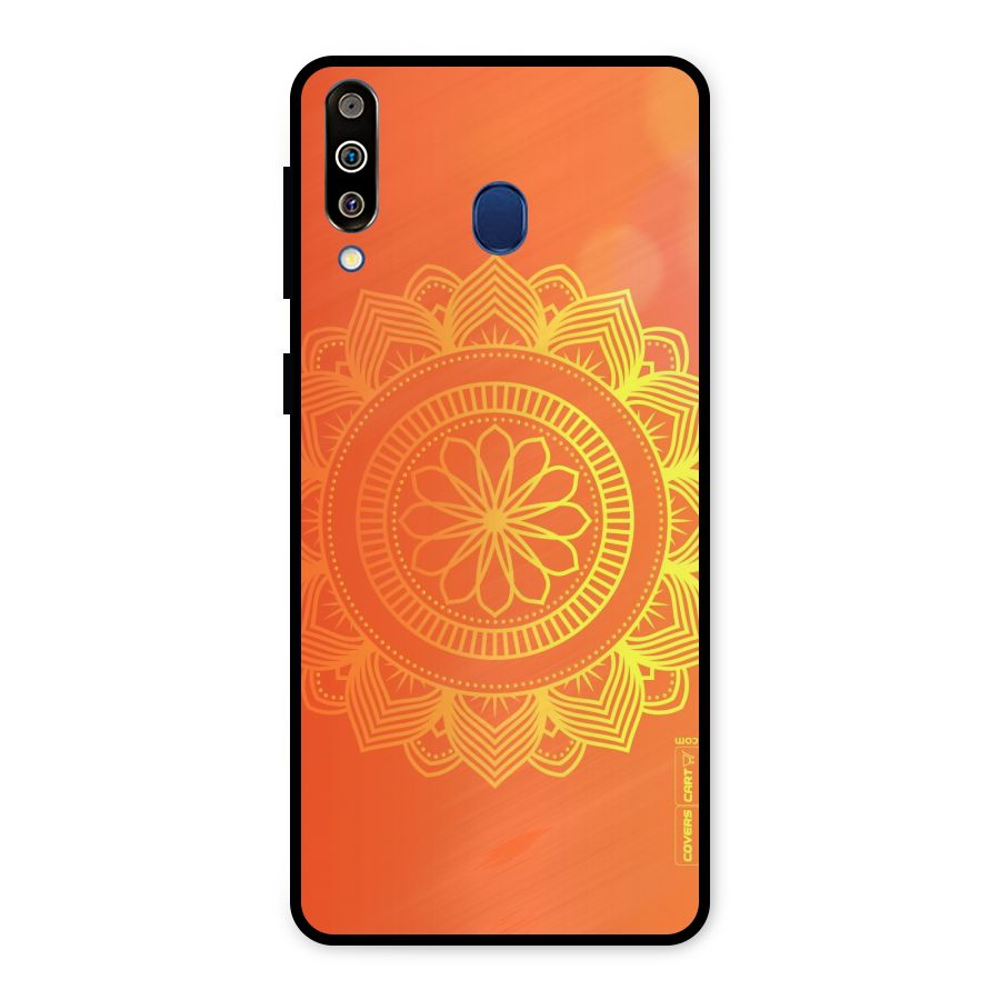 Diwali Rangoli Metal Back Case for Galaxy M30