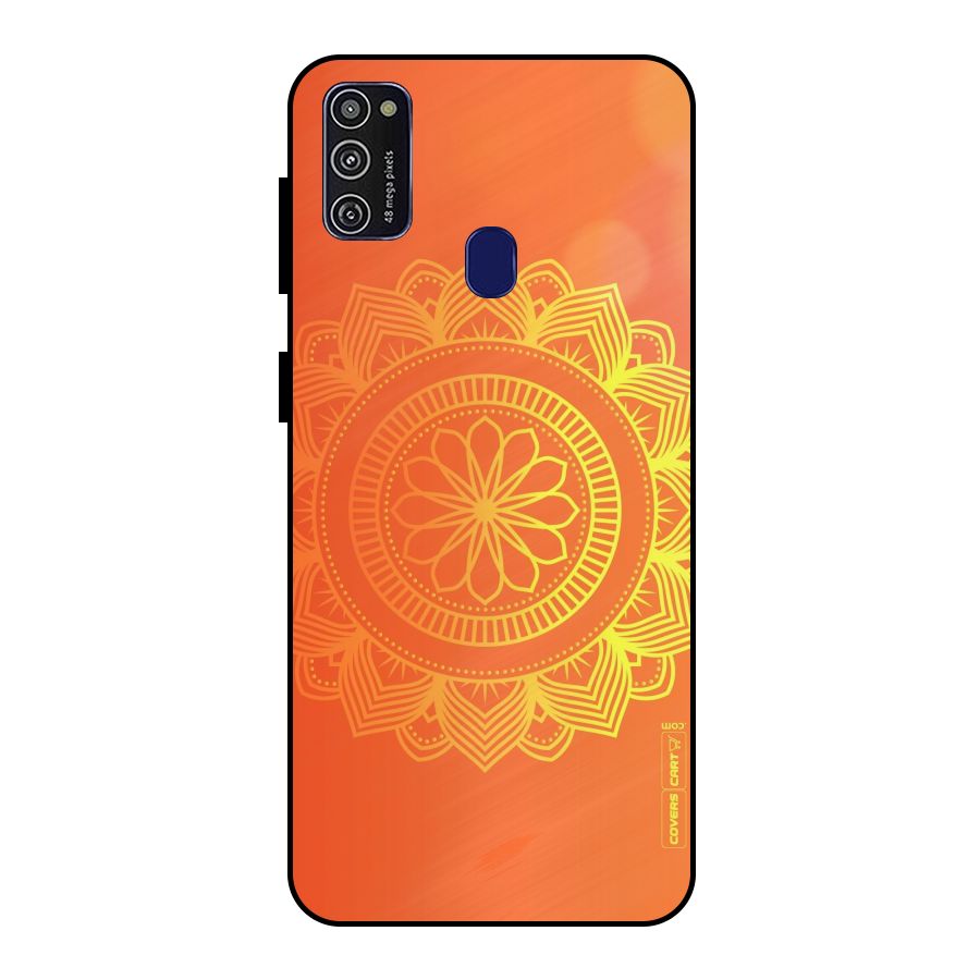 Diwali Rangoli Metal Back Case for Galaxy M30s