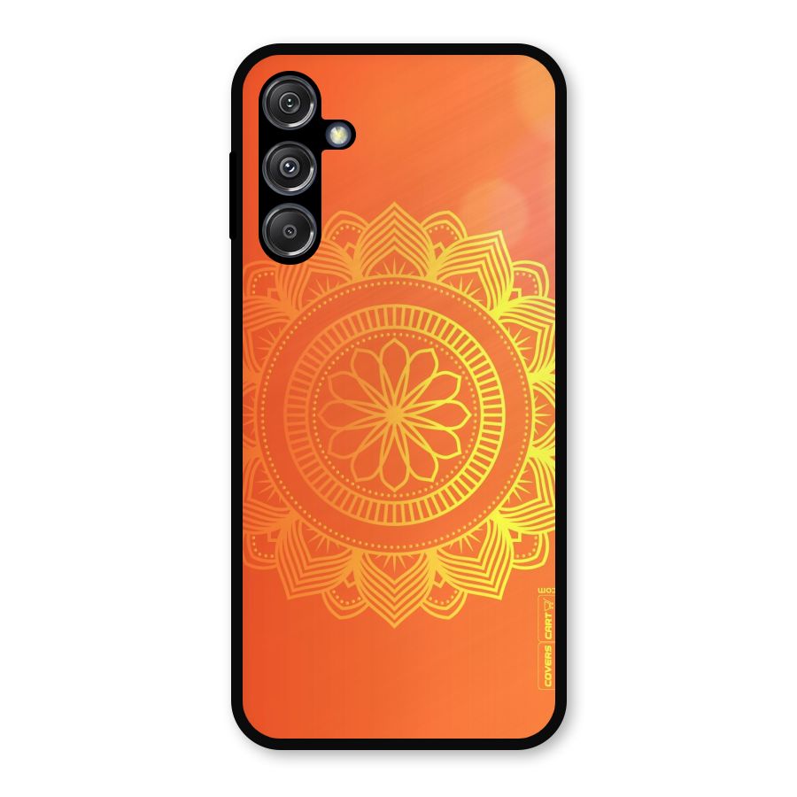 Diwali Rangoli Metal Back Case for Galaxy M34 5G