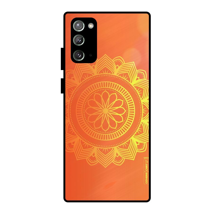 Diwali Rangoli Metal Back Case for Galaxy Note 20