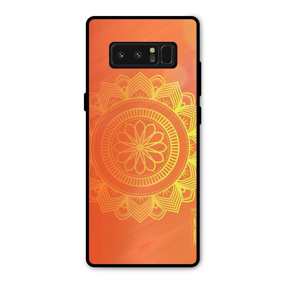 Diwali Rangoli Metal Back Case for Galaxy Note 8