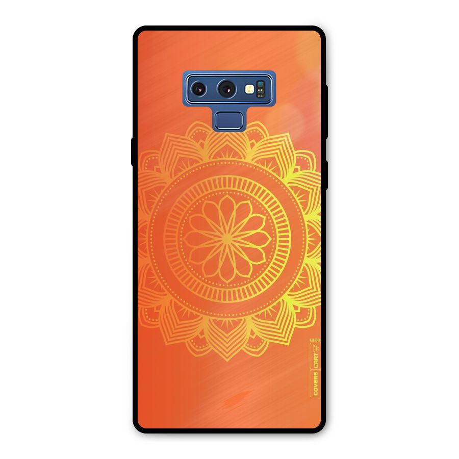 Diwali Rangoli Metal Back Case for Galaxy Note 9