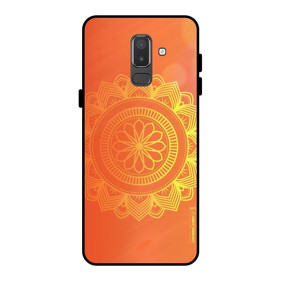 Diwali Rangoli Metal Back Case for Galaxy On8 (2018)