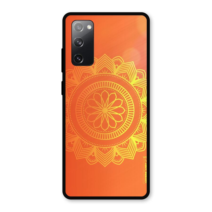 Diwali Rangoli Metal Back Case for Galaxy S20 FE 5G