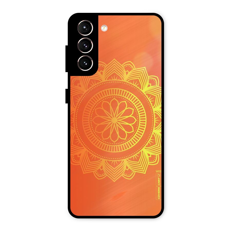 Diwali Rangoli Metal Back Case for Galaxy S21 5G