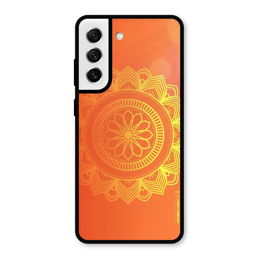 Diwali Rangoli Metal Back Case for Galaxy S21 FE 5G