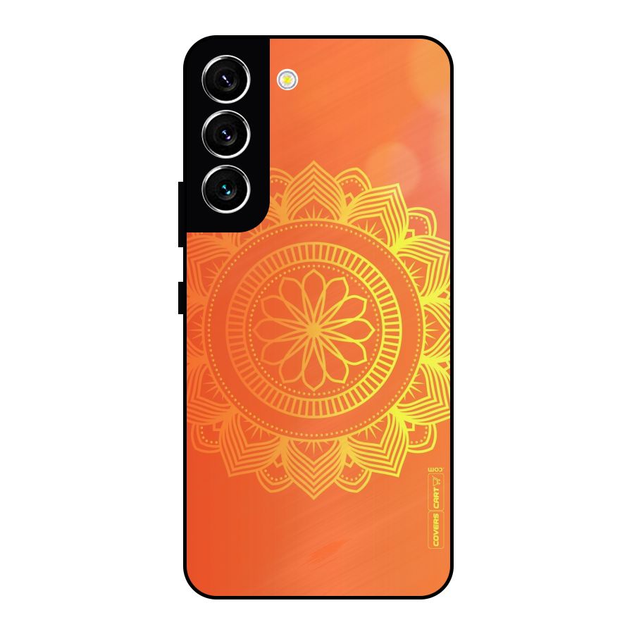 Diwali Rangoli Metal Back Case for Galaxy S22 5G