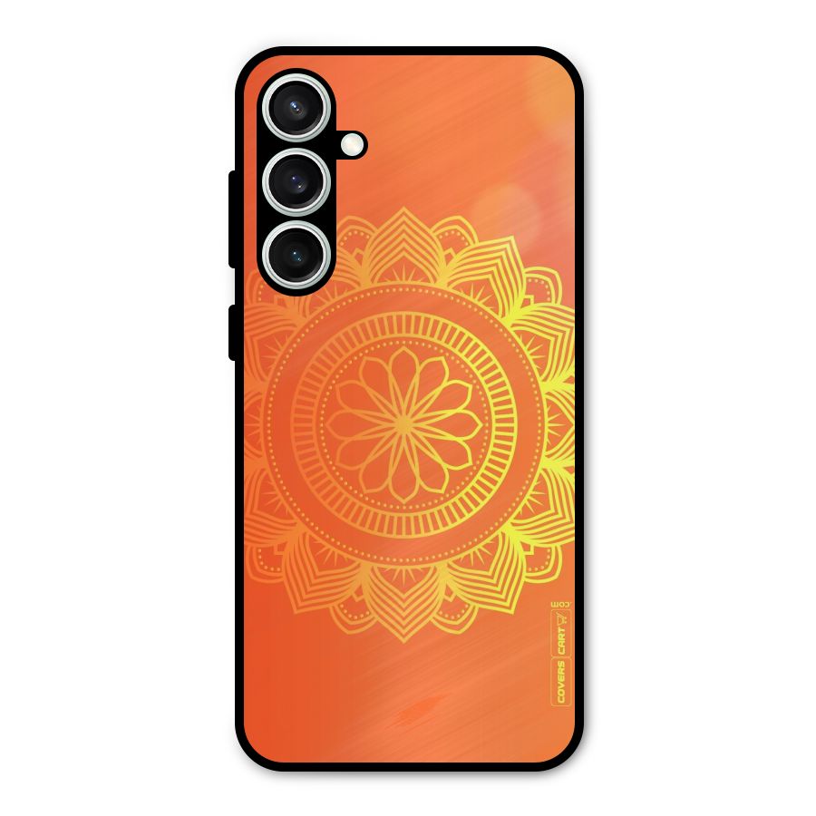 Diwali Rangoli Metal Back Case for Galaxy S23 FE