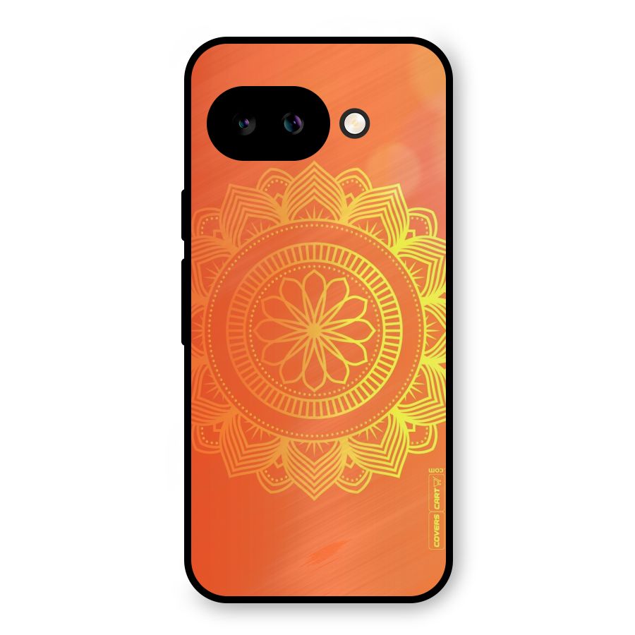 Diwali Rangoli Metal Back Case for Google Pixel 9a