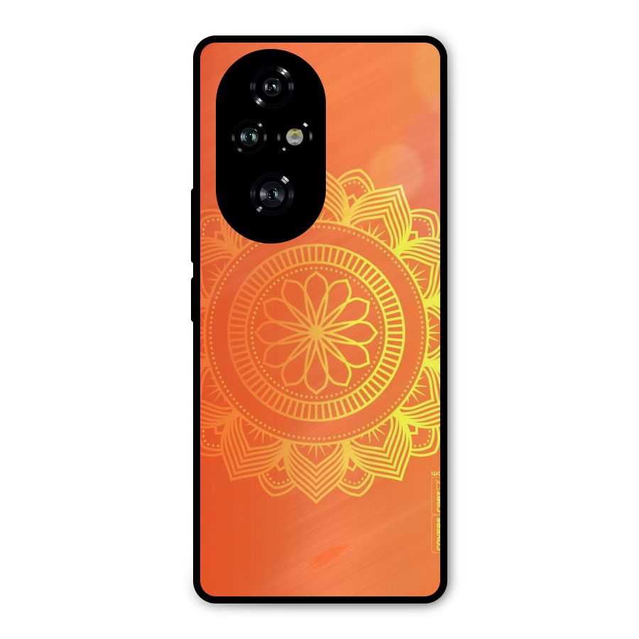 Diwali Rangoli Metal Back Case for Honor 200 Pro