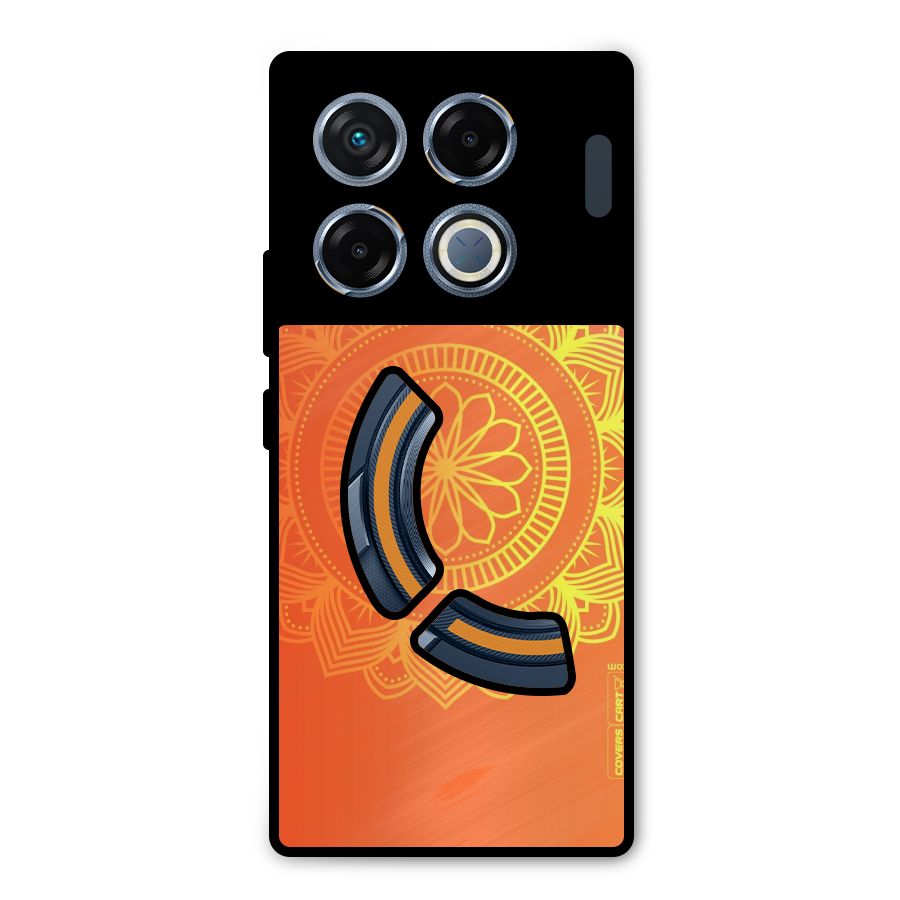 Diwali Rangoli Metal Back Case for Infinix GT 20 Pro