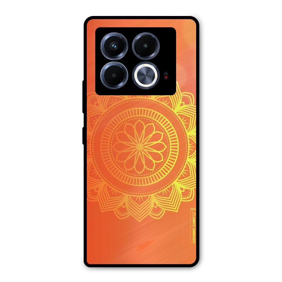 Diwali Rangoli Metal Back Case for Infinix Note 40 5G