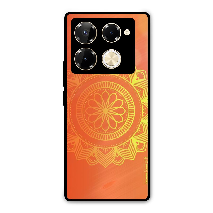 Diwali Rangoli Metal Back Case for Infinix Note 40 Pro Plus