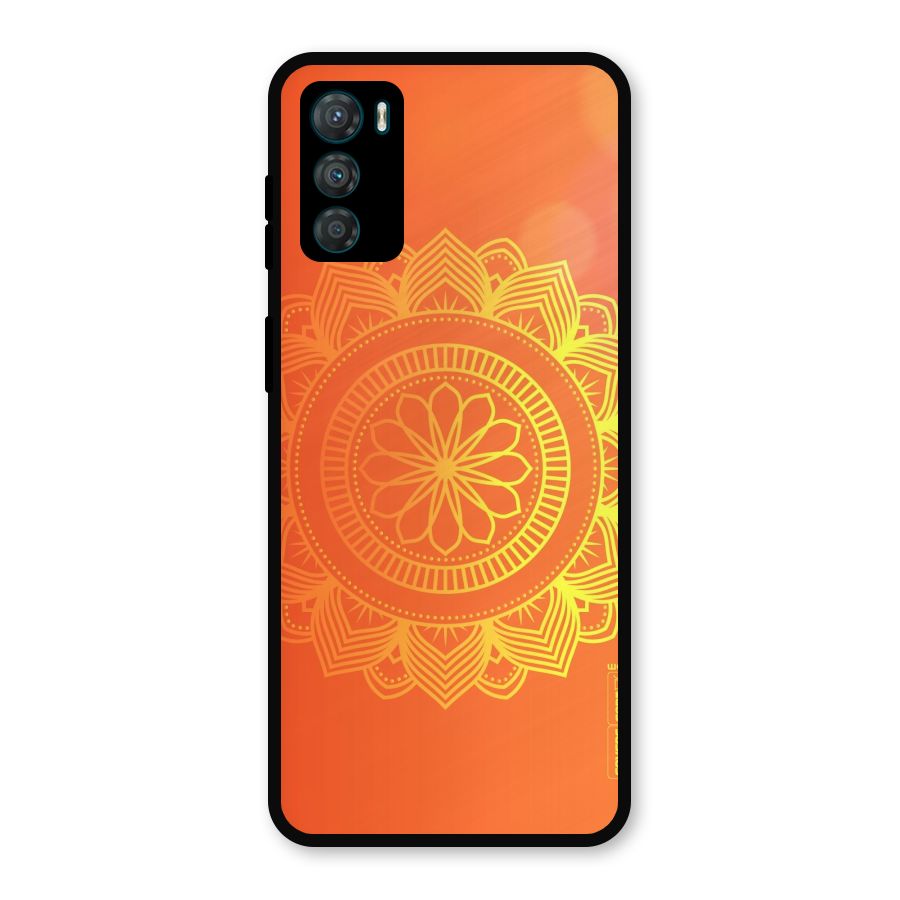 Diwali Rangoli Metal Back Case for Moto G42
