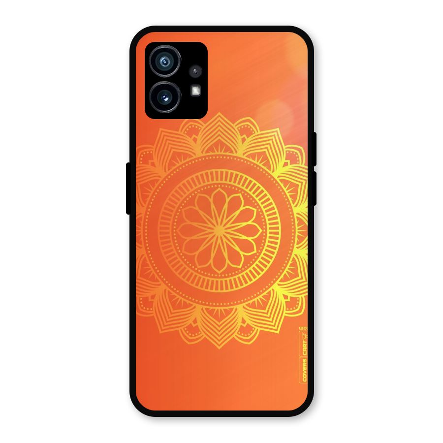 Diwali Rangoli Metal Back Case for Nothing Phone 1