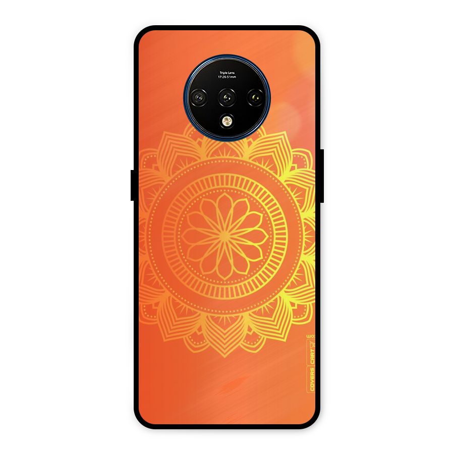 Diwali Rangoli Metal Back Case for OnePlus 7T