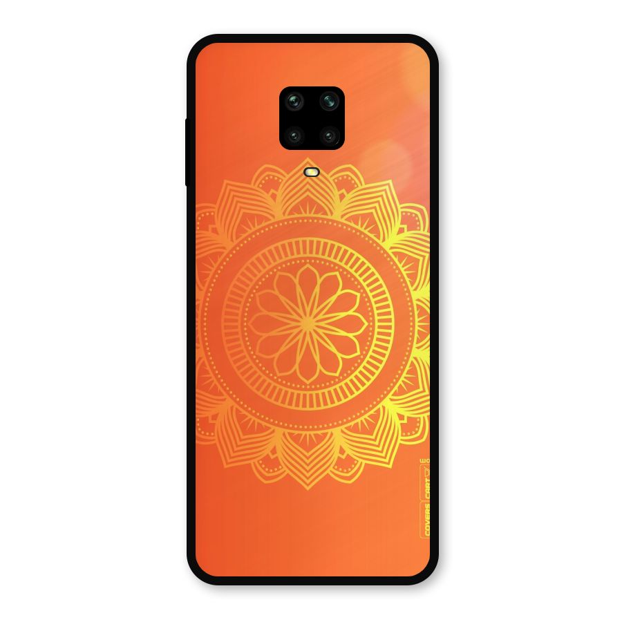 Diwali Rangoli Metal Back Case for Poco M2