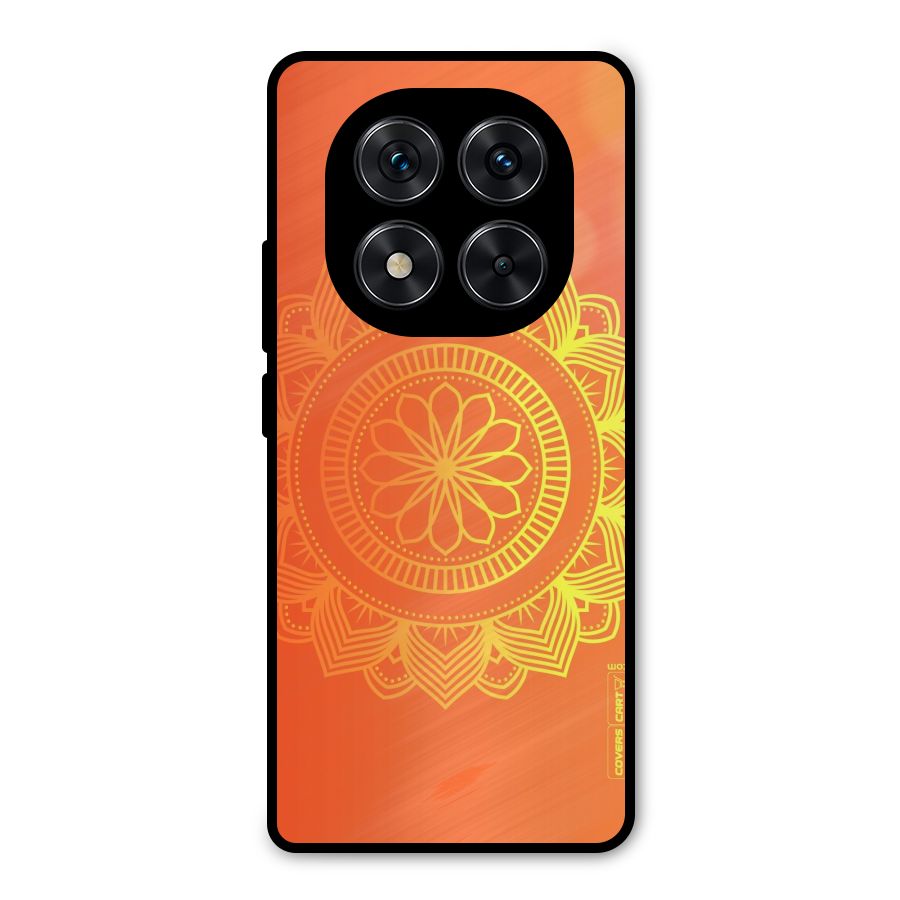 Diwali Rangoli Metal Back Case for Poco X7