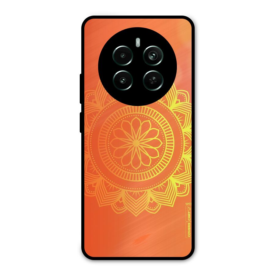 Diwali Rangoli Metal Back Case for Realme 12 Pro Plus