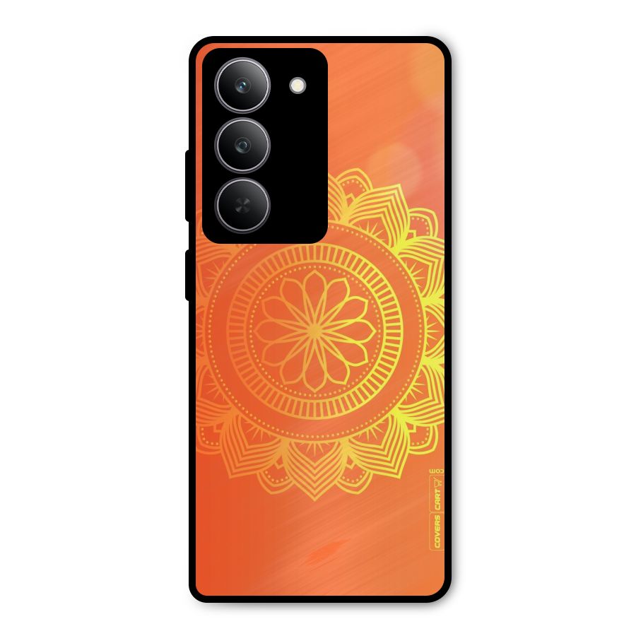 Diwali Rangoli Metal Back Case for Realme 14x