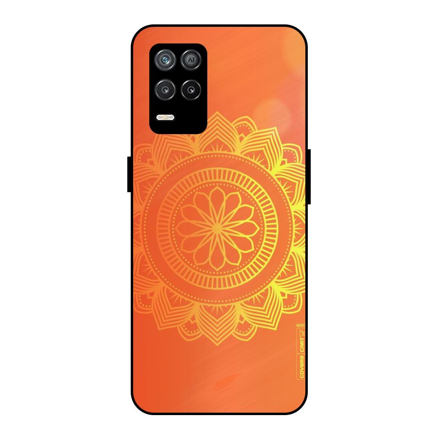Diwali Rangoli Metal Back Case for Realme 9 5G