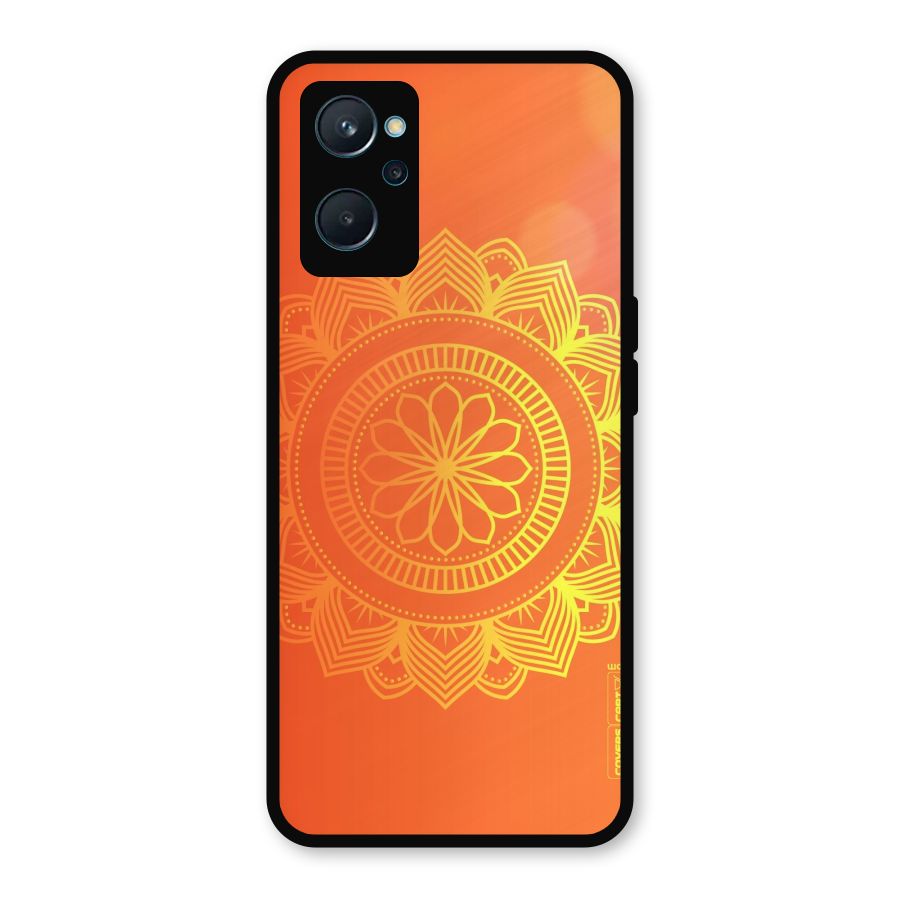Diwali Rangoli Metal Back Case for Realme 9i