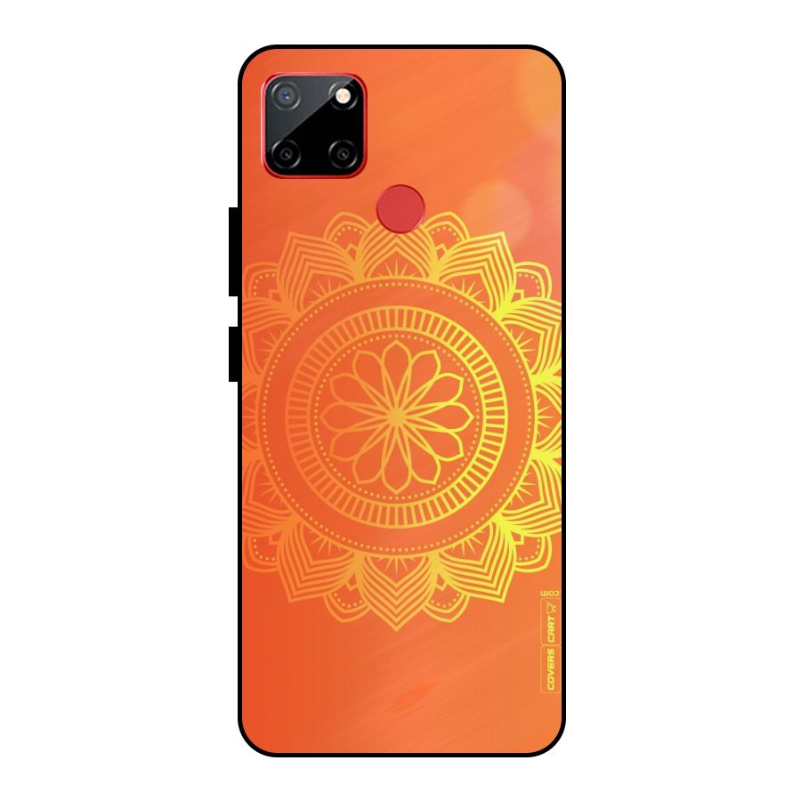Diwali Rangoli Metal Back Case for Realme C12