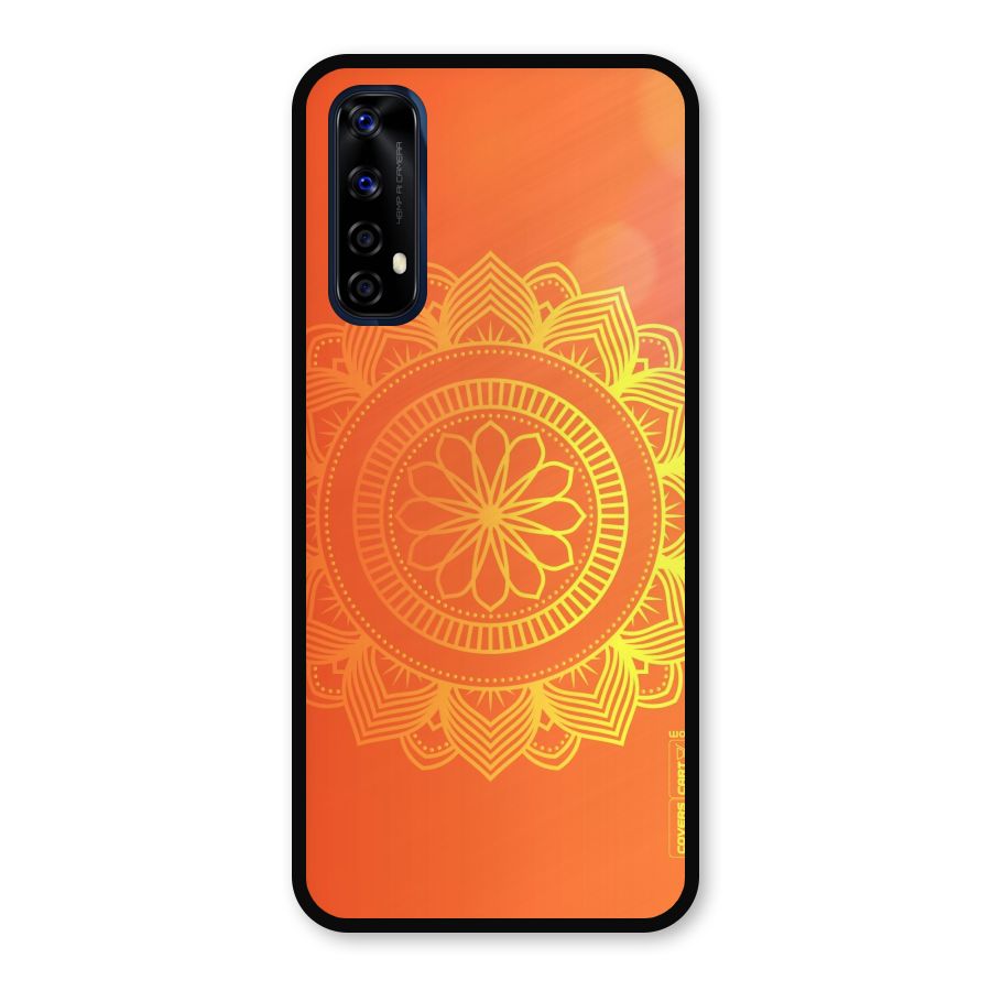 Diwali Rangoli Metal Back Case for Realme Narzo 20 Pro