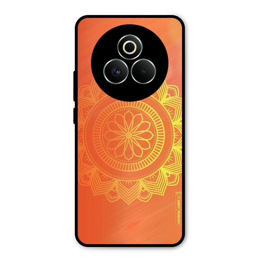 Diwali Rangoli Metal Back Case for Realme P3 Pro