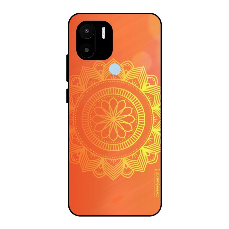 Diwali Rangoli Metal Back Case for Redmi A1+