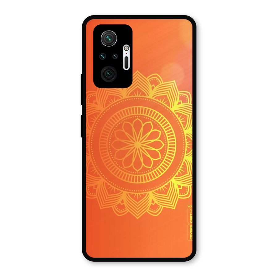 Diwali Rangoli Metal Back Case for Redmi Note 10 Pro