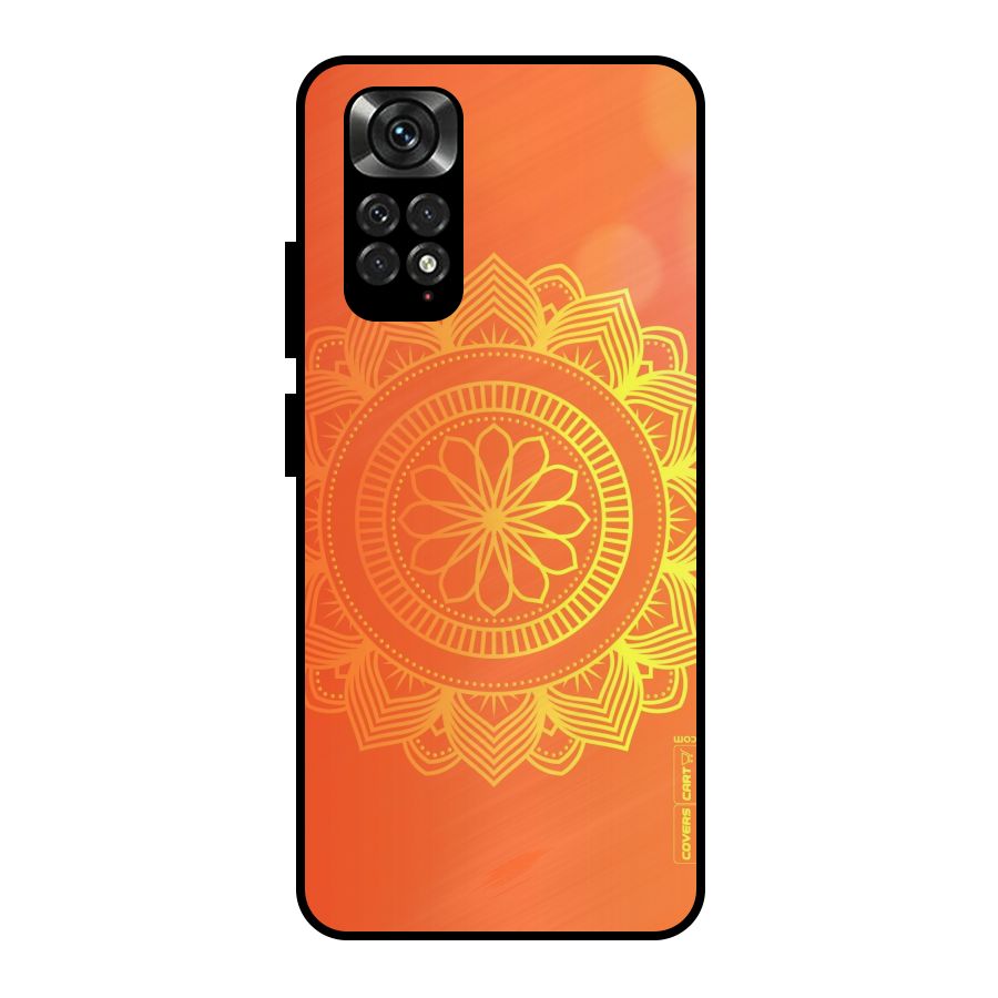Diwali Rangoli Metal Back Case for Redmi Note 11 Pro