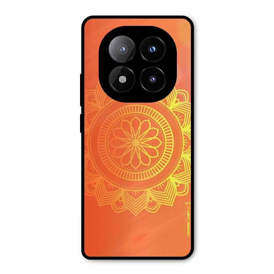 Diwali Rangoli Metal Back Case for Redmi Note 14 Pro Plus 5G