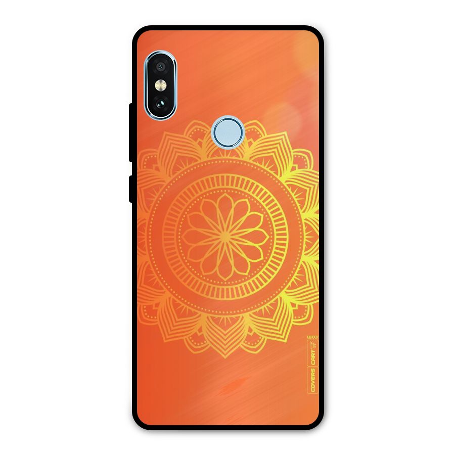 Diwali Rangoli Metal Back Case for Redmi Note 5 Pro
