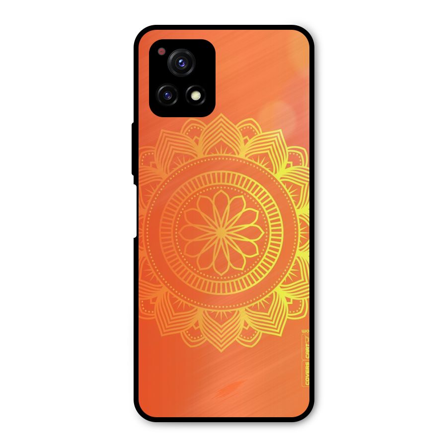 Diwali Rangoli Metal Back Case for Vivo Y72 5G