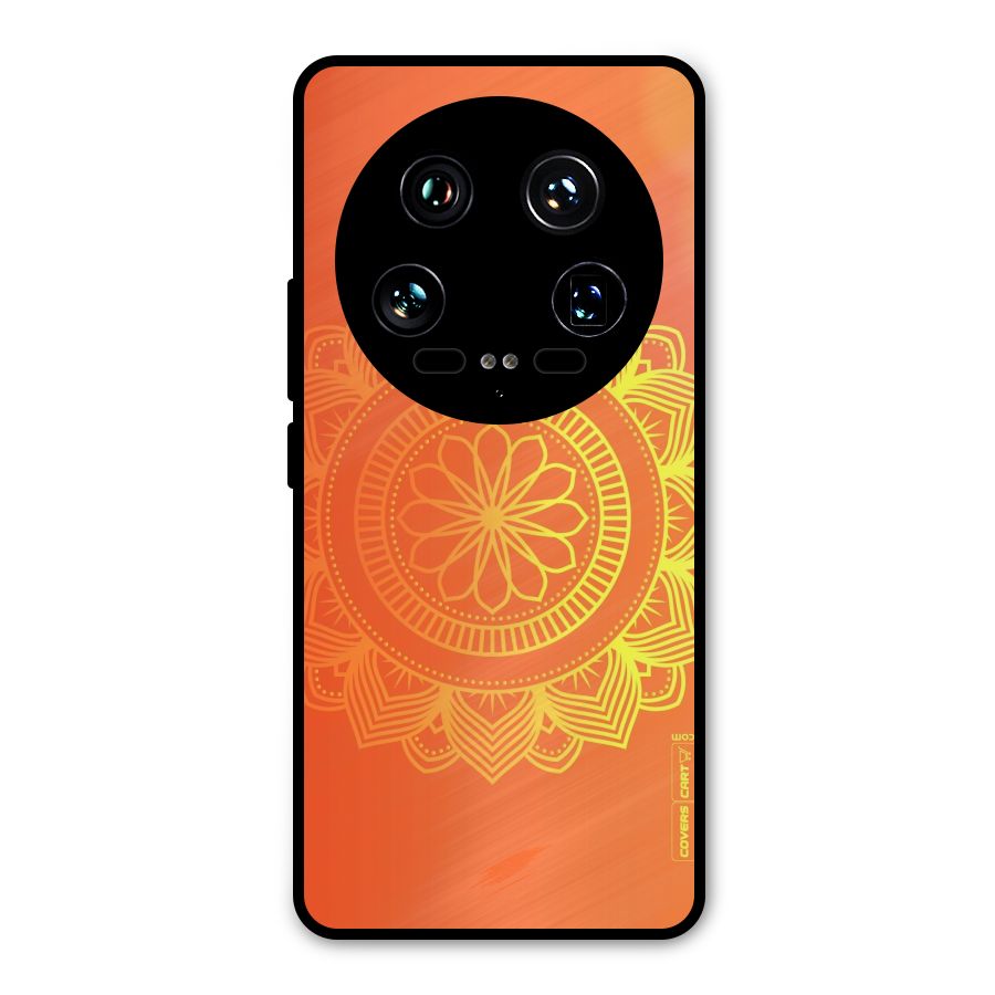 Diwali Rangoli Metal Back Case for Xiaomi 14 Ultra